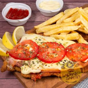 Mila Napo con fritas